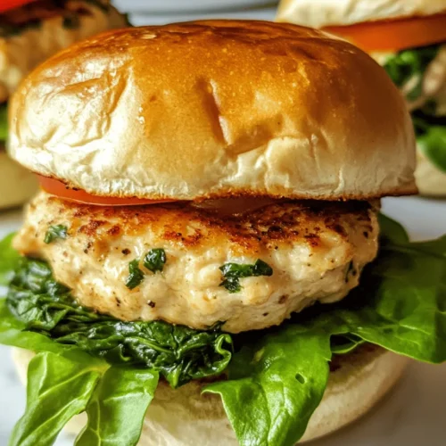 In the world of culinary delights, few things can rival the satisfaction of sinking your teeth into a homemade burger. The aroma of sizzling patties, the fresh crunch of toppings, and the comforting embrace of a toasted bun create an experience that resonates with people of all ages. When it comes to elevating this classic dish, our White Cheddar and Spinach Chicken Burgers provide a nutritious twist that is sure to impress both family and friends at your next gathering.