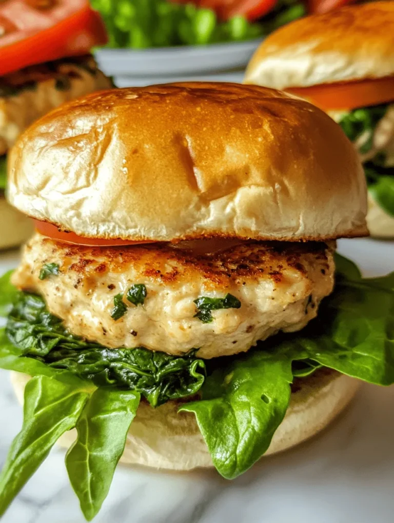 In the world of culinary delights, few things can rival the satisfaction of sinking your teeth into a homemade burger. The aroma of sizzling patties, the fresh crunch of toppings, and the comforting embrace of a toasted bun create an experience that resonates with people of all ages. When it comes to elevating this classic dish, our White Cheddar and Spinach Chicken Burgers provide a nutritious twist that is sure to impress both family and friends at your next gathering.
