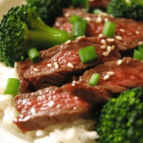 Chinese Beef and Broccoli Delight is a beloved dish that exemplifies the art of Chinese stir-frying. It features tender, juicy beef paired with crisp, vibrant broccoli, all enveloped in a savory, umami-rich sauce. This dish is not just a staple in Chinese restaurants; it has also become a favorite in homes around the world, thanks to its quick preparation and balanced flavors.