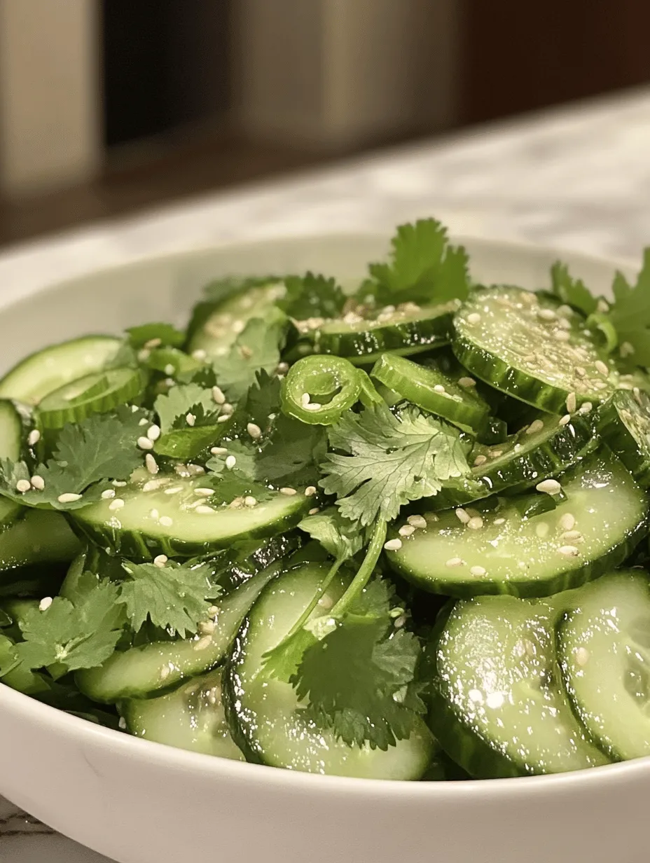 Asian cuisine is celebrated worldwide for its vibrant flavors, aromatic spices, and emphasis on fresh ingredients. Its dishes often embody a harmonious balance of taste and nutrition, making them a favorite among food enthusiasts. One such dish that perfectly captures the essence of Asian cooking is the Easy Asian Cucumber Salad. This refreshing salad is not only a delightful addition to any meal but also an ideal choice for warm weather, offering a crisp and cooling effect that rejuvenates the palate.