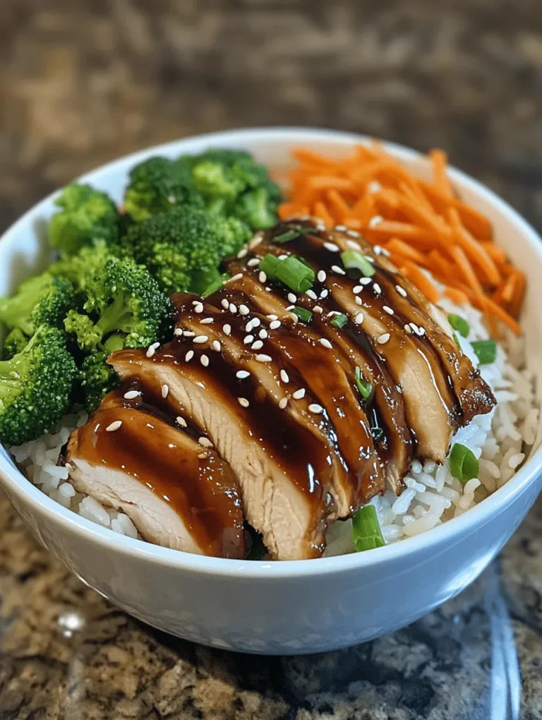 The Teriyaki Chicken Rice Bowl is a delightful dish that combines succulent chicken with a rich, savory sauce over a bed of fluffy rice and vibrant vegetables. Originating from Japan, this dish has gained immense popularity worldwide for its delicious flavor profile, ease of preparation, and versatility. Whether you’re preparing a quick weeknight dinner or impressing guests at a gathering, the Teriyaki Chicken Rice Bowl is an excellent choice that satisfies hunger while being visually appealing.