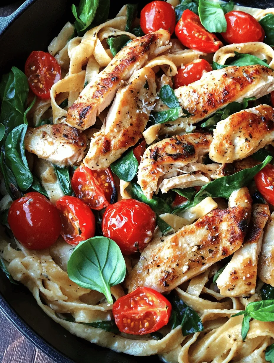 Tuscan Chicken Pasta Delight is a mouthwatering dish that brings the essence of Italy right to your dining table. Inspired by the rustic and rich flavors of Tuscan cuisine, this creamy pasta dish combines tender chicken, vibrant vegetables, and a luscious sauce that is sure to satisfy your palate. The melding of fresh ingredients and traditional cooking techniques creates a culinary experience that is both comforting and sophisticated, making it a perfect choice for a weeknight dinner or a special occasion.