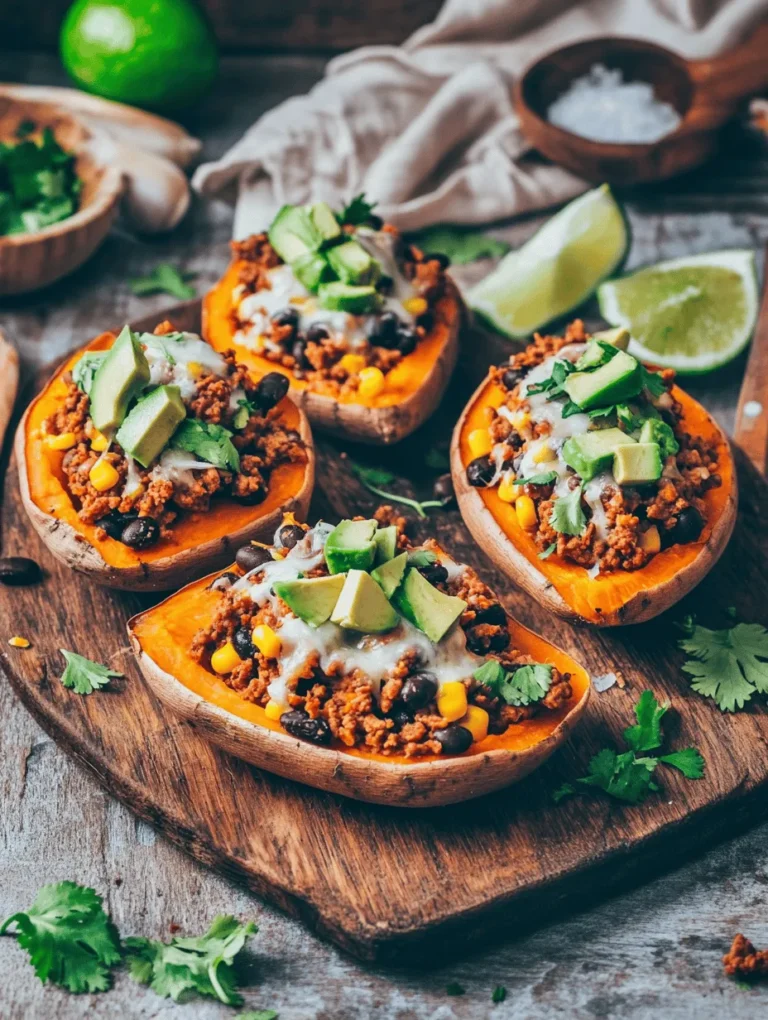 In today's health-conscious world, finding nutritious and delicious meals can often feel like a challenge. However, the High Protein Ground Turkey Stuffed Sweet Potato is a game-changer that combines all the essential elements of a satisfying dish: flavor, nutrition, and simplicity. This recipe not only embodies a wholesome approach to eating but also brings together a variety of textures and flavors that will please even the most discerning palates.