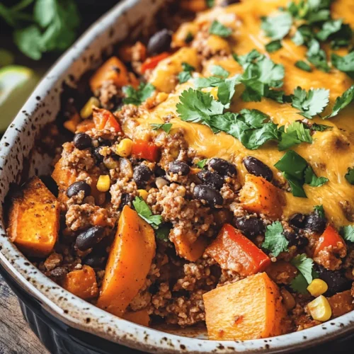 Ground turkey sweet potato casserole is a delicious and nutritious dish that brings together hearty ingredients and vibrant flavors. As the seasons change and the weather cools, we often seek out comforting meals that nourish both body and soul. This casserole stands out not only for its delightful taste but also for its health benefits, making it a perfect choice for family dinners or meal prep for the week ahead. With lean protein from ground turkey and nutrient-rich sweet potatoes, this dish is designed to satisfy your hunger while providing essential vitamins and minerals.