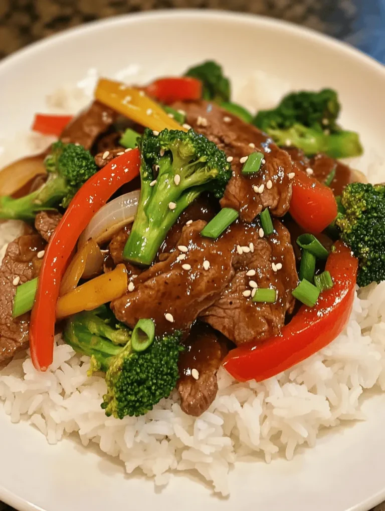 Savory Beef with Oyster Sauce is a beloved dish in Asian cuisine that brings together the rich, tender flavors of beef and the umami depth of oyster sauce. This dish showcases how a few well-chosen ingredients can create a delightful meal that is both satisfying and packed with flavor. The appeal of Savory Beef with Oyster Sauce lies not only in its taste but also in its versatility; it can be served over rice or noodles, making it a perfect option for any dining occasion.
