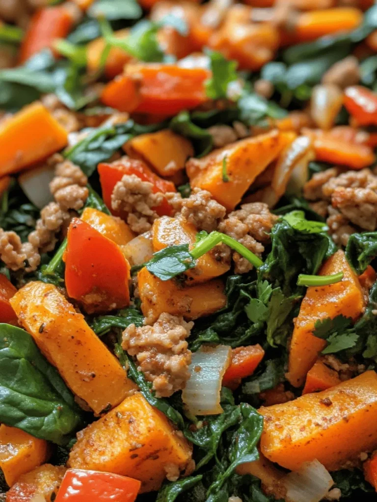In our fast-paced lives, finding a meal that is both nutritious and easy to prepare can often feel like a daunting task. Enter the Ground Turkey Sweet Potato Skillet, a delightful one-pan dish that seamlessly blends flavor and nutrition without compromising on convenience. This recipe not only caters to those busy weeknights but also ensures that you’re serving up a meal packed with wholesome ingredients.