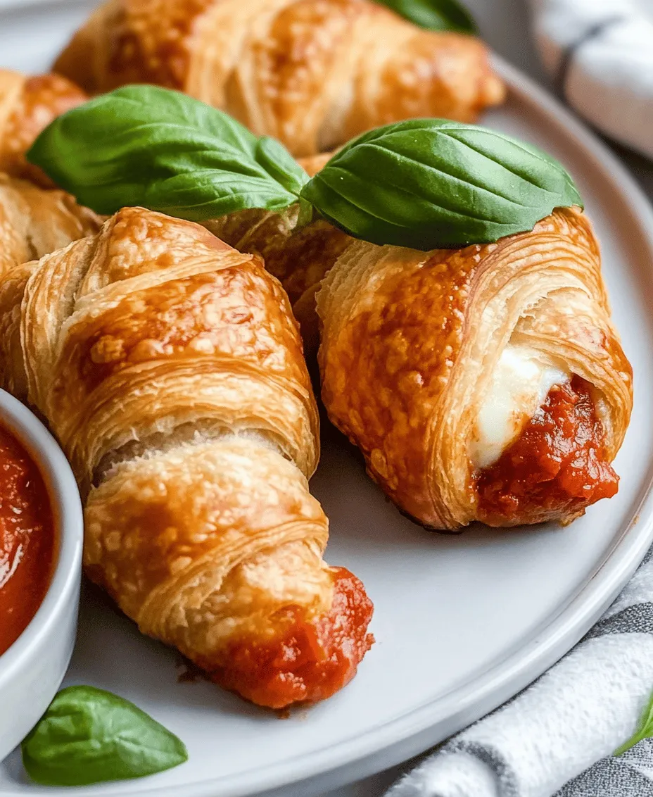 Imagine sinking your teeth into a warm, flaky croissant, only to discover a delicious surprise inside: gooey mozzarella cheese, savory pepperoni, and a hint of Italian seasoning. This is exactly what you can expect from our Mozzarella Pepperoni Croissant Rolls. This delightful recipe marries the classic flavors of pizza with the buttery, textured goodness of croissant dough, creating a dish that is as comforting as it is indulgent.