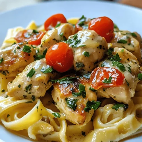 Delve into the delightful world of comfort food with our Garlic Butter Chicken Bites paired with Savory Creamy Parmesan Pasta. This dish is a true culinary masterpiece, blending succulent chicken seasoned with aromatic herbs and a rich, creamy pasta that promises to satisfy your taste buds. The combination of buttery garlic-infused chicken and velvety pasta creates a harmonious meal that is not only delicious but also easy to prepare. In this article, we will explore the key ingredients, detailed cooking instructions, and the flavor profile of this dish, ensuring that you can recreate it with ease in your own kitchen.