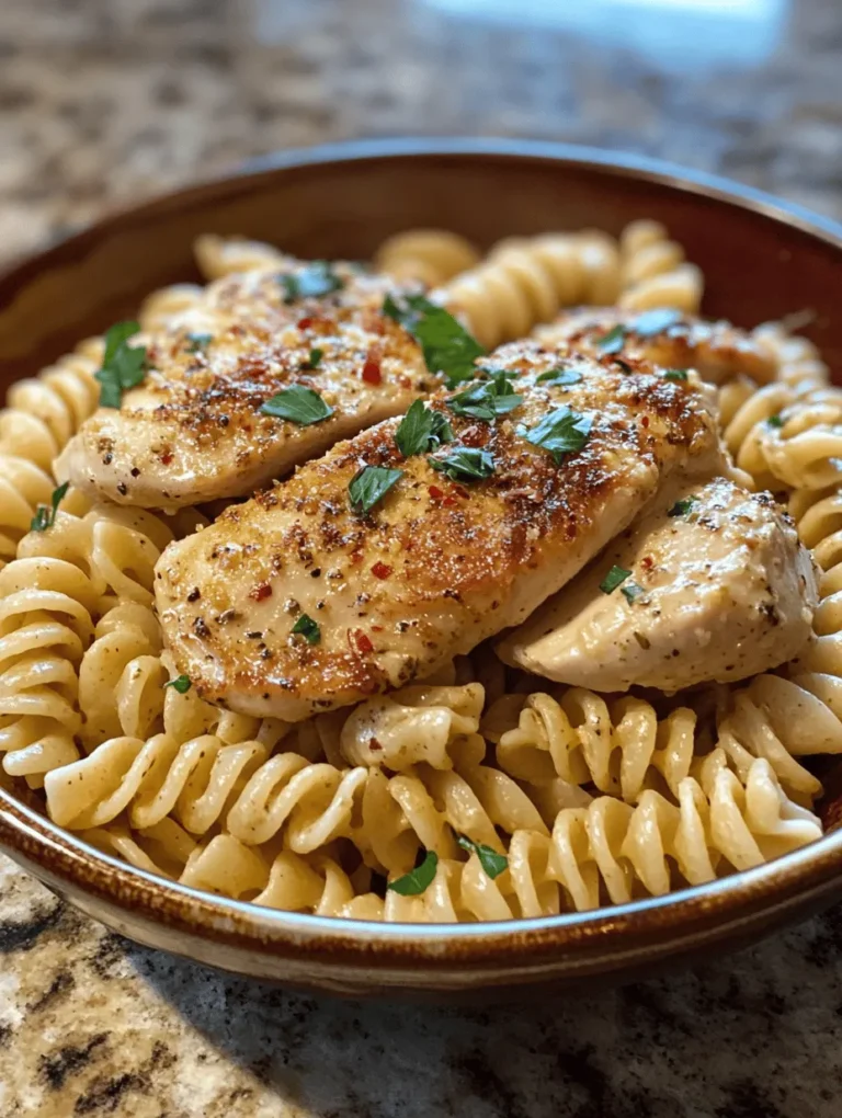If you’re on the lookout for a comforting, flavorful dish that can be prepared in a pinch, look no further than creamy garlic butter chicken and rotini in Parmesan sauce. This delectable recipe marries tender chicken breasts with rich, garlicky butter sauce, enveloped in a luscious Parmesan cream that clings to spiraled rotini pasta. This dish is a true showstopper, ideal for weeknight dinners or special occasions alike, promising satisfaction and a hearty meal without spending hours in the kitchen.