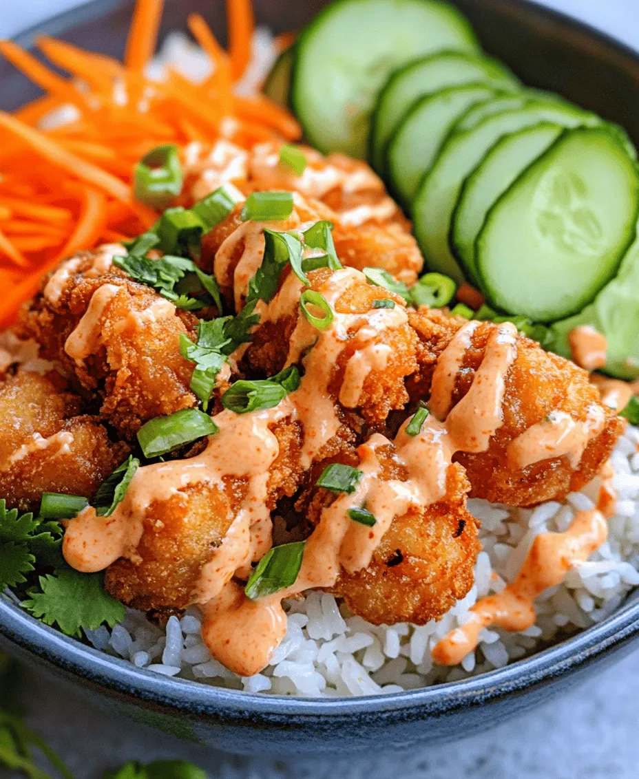 The Bang Bang Chicken Bowl is a delightful fusion of flavors and textures that promises to tantalize your taste buds and elevate your dining experience. This dish brings a taste of Asian-inspired cuisine right to your kitchen, combining crispy chicken, fragrant jasmine rice, and a vibrant medley of fresh vegetables, all drizzled with a creamy, spicy sauce that is sure to please. Its unique combination of elements makes it an ideal choice for busy weeknights when you need a quick yet satisfying meal, or it can be a stunning centerpiece for gatherings, impressing your guests with its gourmet flair and delicious presentation.