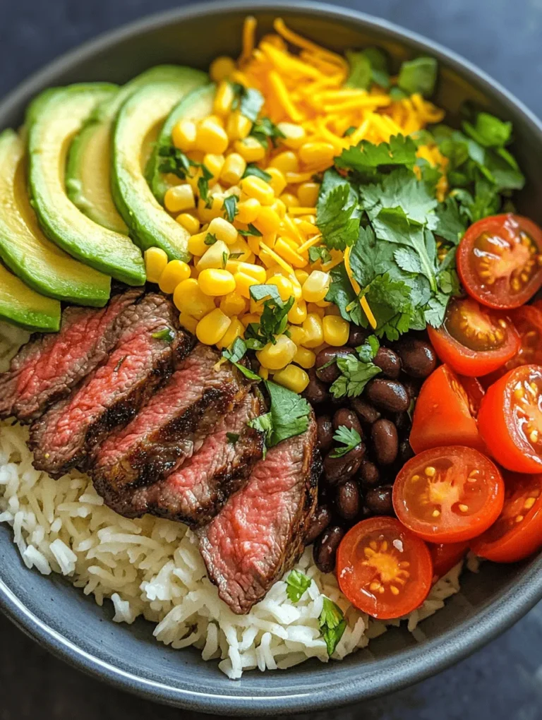 The Ultimate Steak Bowl is a culinary masterpiece that combines tender, marinated steak with a vibrant medley of fresh toppings, creating a dish that is both visually appealing and packed with flavor. Whether you’re preparing a casual weeknight dinner for your family or planning a more elaborate gathering with friends, this steak bowl is sure to impress. With its harmonious blend of textures and tastes, it not only satisfies the hunger of meat lovers but also celebrates the beauty of fresh ingredients.