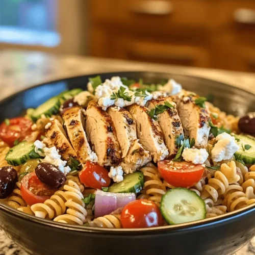 Mediterranean cuisine is celebrated not only for its vibrant flavors and diverse ingredients but also for its numerous health benefits. Originating from countries bordering the Mediterranean Sea, this culinary tradition embraces fresh produce, whole grains, lean proteins, and healthy fats, making it a staple for those seeking a balanced and nutritious diet. Among the plethora of Mediterranean dishes, the Mediterranean Chicken Pasta Salad stands out as a refreshing, wholesome option that is perfect for a variety of occasions—whether it’s a light lunch, a picnic at the park, or a delightful side dish for your next barbecue.