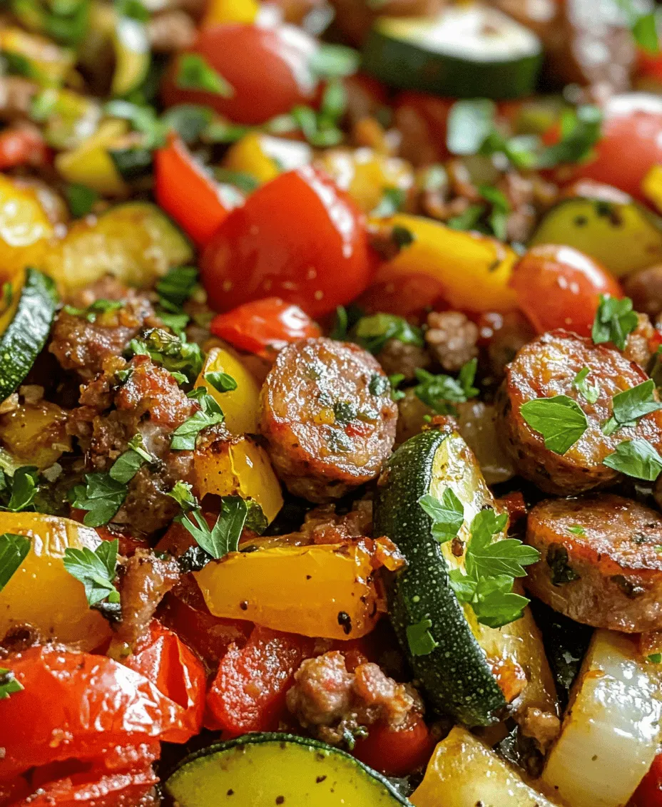 In the fast-paced world we live in, finding meals that are both delicious and easy to prepare can feel like a daunting task. Enter the sheet pan meal: a culinary lifesaver for busy weeknights. With minimal prep and cleanup, sheet pan recipes are designed to simplify the cooking process while delivering fantastic flavors. One standout option that checks all the boxes is the Sizzling Sheet Pan Sausage & Veggie Fiesta. This vibrant dish marries the savory goodness of Italian sausage with a colorful medley of vegetables, resulting in a meal that is not only satisfying but also visually appealing.