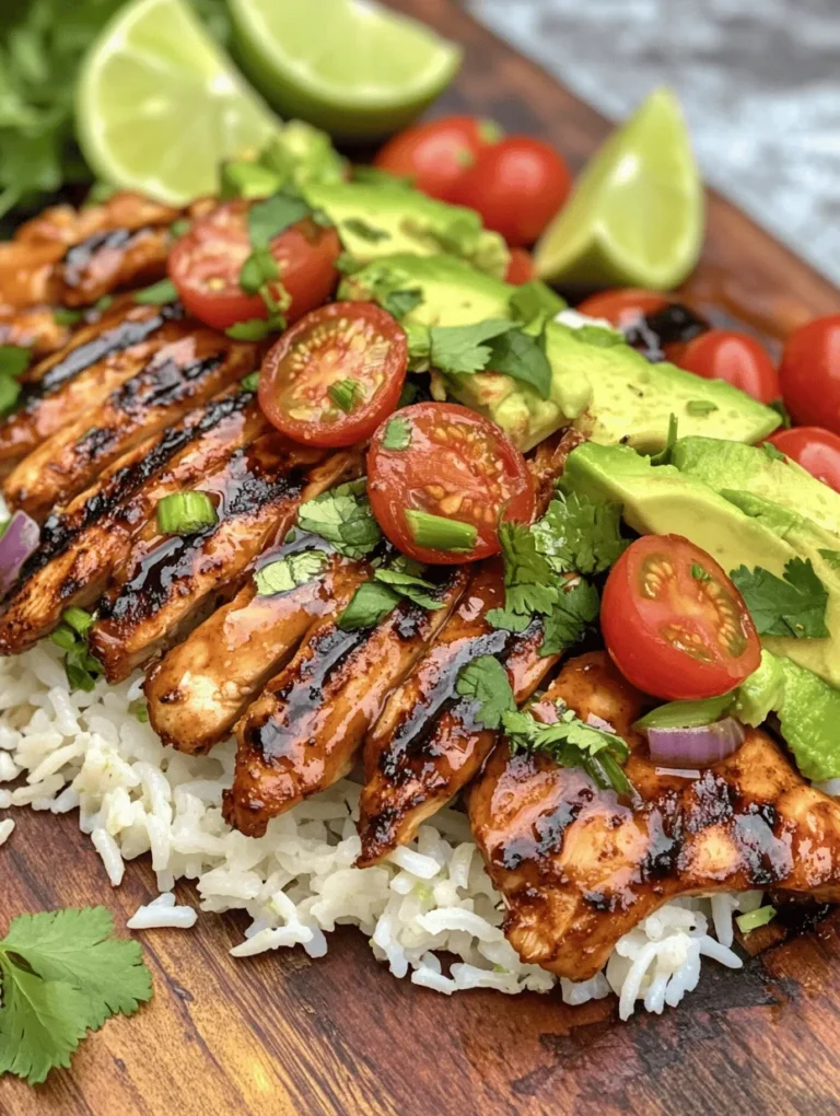 The flavor profile of Honey Lime Chicken & Avocado Rice Stack is a delightful combination of sweet, zesty, and fresh elements. The honey lends a natural sweetness that beautifully balances the tangy lime juice, creating a marinade that infuses the chicken with a rich flavor. As the chicken cooks, the sugars in the honey caramelize, adding a lovely golden crust that enhances the dish’s appeal. The creamy avocado brings a smooth texture that contrasts perfectly with the tender chicken and crunchy vegetables, while the fresh herbs add pops of brightness to each bite.