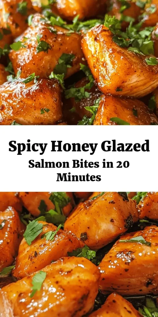 Whip up these irresistible Hot Honey Salmon Bites for a delicious appetizer that packs a flavorful punch! Perfectly seasoned and drizzled with a sweet and spicy hot honey sauce, these bite-sized treats are sure to impress. With just a few simple ingredients and a quick bake time, you'll have a show-stopping dish on the table in 20 minutes. Serve with fresh lemon wedges and cilantro for an extra touch. Get ready to savor every bite!