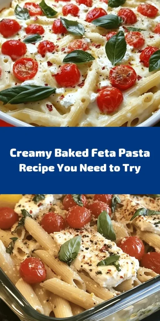 Indulge in this creamy and flavorful Baked Feta Pasta Delight! With just a few simple ingredients like feta cheese, cherry tomatoes, and fresh basil, you can create a gorgeous and delicious meal in under 40 minutes. This dish is perfect for busy weeknights or impressing guests. Just bake, mix, and enjoy every savory bite. Top it off with grated Parmesan for an extra touch of richness. Don't miss out on this easy pasta recipe!