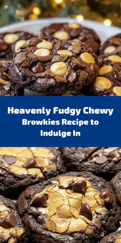 Indulge in the ultimate dessert with these fudgy chewy browkies, a delightful mix of brownies and cookies! This easy recipe combines a rich brownie layer made with butter, sugar, and cocoa, topped with a soft, cookie layer packed with chocolate chips. Perfect for any occasion, they're sure to satisfy your sweet tooth! Bake a batch tonight for a delicious treat that will have everyone coming back for more. Enjoy with a cold glass of milk!