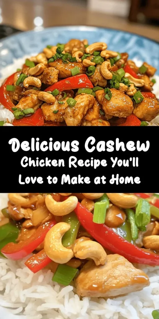 Treat yourself to a delicious homemade meal with this Better-Than-Takeout Cashew Chicken recipe! This quick 30-minute dish features marinated chicken thighs stir-fried with crisp bell peppers, fragrant garlic, and ginger, all tossed in a flavorful sauce. With crunchy cashews for added texture, it's perfect served over jasmine rice or quinoa. Enjoy a satisfying, restaurant-quality dinner right at home! Ideal for weeknights or any time you crave something special.