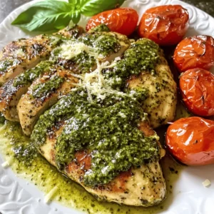 If you're looking for a dish that combines rich flavors, vibrant colors, and an effortless preparation process, look no further than Creamy Pesto Chicken with Roasted Tomatoes. This delightful recipe is perfect for weeknight dinners, special occasions, and everything in between. The creamy, herbaceous pesto sauce envelops tender chicken breasts, while the roasted cherry tomatoes add a burst of sweetness and freshness, creating a balance that is simply irresistible.