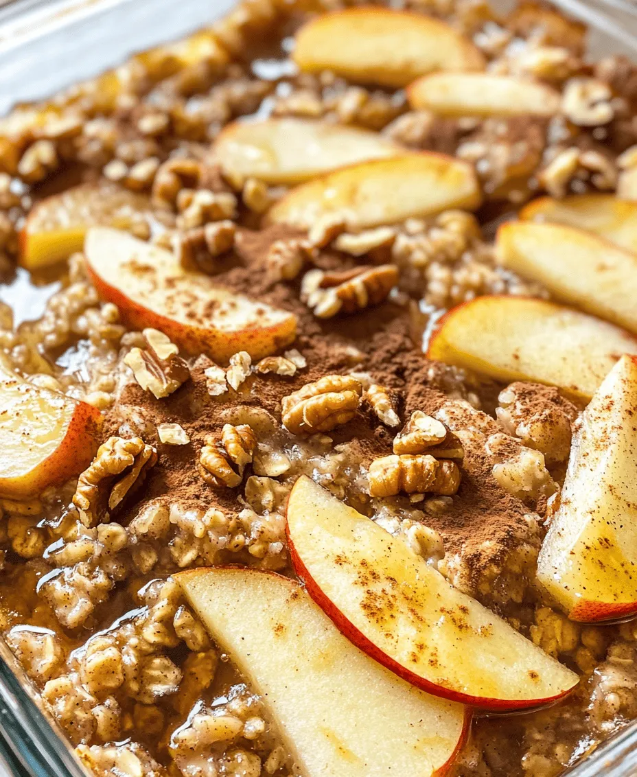 Breakfast is often touted as the most important meal of the day, and for good reason. It sets the tone for your day, providing essential nutrients to fuel your body and mind after a long night’s rest. A nutritious breakfast can enhance cognitive function, stabilize blood sugar levels, and even promote healthier eating patterns throughout the day. In the quest for a wholesome morning meal, the Irresistible Healthy Apple Oatmeal Breakfast Bake emerges as a delightful solution. This recipe not only satisfies your taste buds but also supports your health goals with its wholesome ingredients.