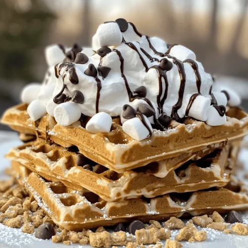S’mores are a beloved treat that evoke a sense of nostalgia for many. Whether enjoyed around a campfire or as a sweet indulgence at home, the combination of graham crackers, chocolate, and toasted marshmallows has captured the hearts of dessert lovers for generations. In recent years, culinary creativity has transformed this classic campfire treat into a variety of innovative recipes, and one of the most delightful adaptations is the S’mores Waffle. Imagine waking up to a breakfast that encapsulates the comforting flavors of S’mores, all while incorporating the delightful crunch of a freshly made waffle.