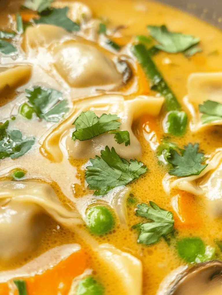 In the ever-evolving world of culinary arts, fusion recipes have become a beloved trend, captivating food enthusiasts with their innovative combinations of flavors and techniques. One such delightful creation is the Curry Dumpling Delight Soup, a dish that masterfully blends the comforting essence of dumplings with the vibrant and aromatic qualities of curry. This unique soup not only warms the body but also tantalizes the taste buds, making it a perfect addition to any meal rotation.
