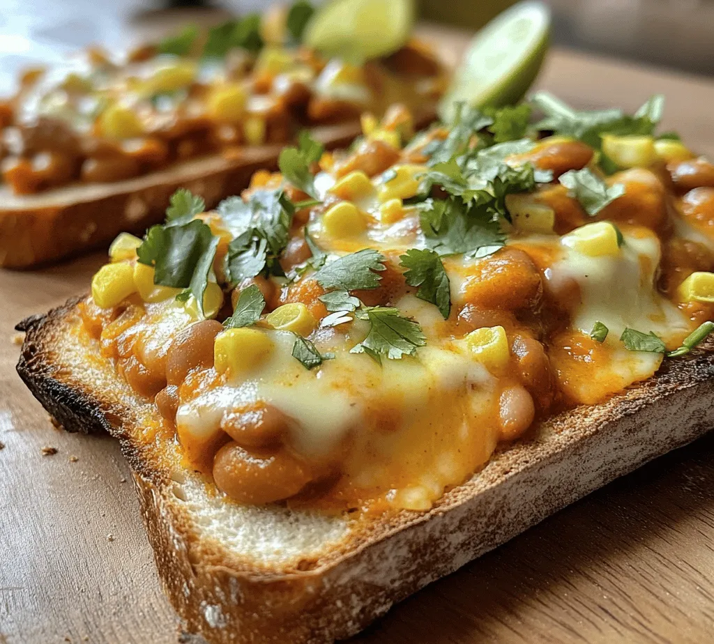 Are you on the lookout for a dish that perfectly balances comfort and flavor? Look no further than Cheesy Masala Beans on Toast. This delightful recipe marries the rich, hearty texture of white beans with a tantalizing blend of Indian spices, all while being nestled on a crispy slice of toast. It’s a dish that plays on the concept of fusion cuisine, combining the beloved comfort of toast with the vibrant tastes of Indian masala.