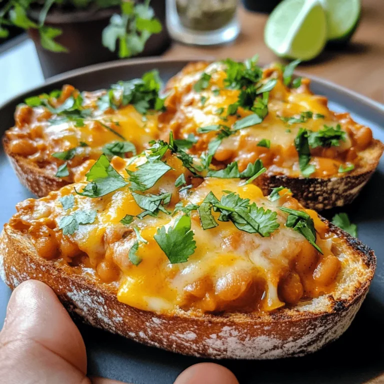 Are you on the lookout for a dish that perfectly balances comfort and flavor? Look no further than Cheesy Masala Beans on Toast. This delightful recipe marries the rich, hearty texture of white beans with a tantalizing blend of Indian spices, all while being nestled on a crispy slice of toast. It’s a dish that plays on the concept of fusion cuisine, combining the beloved comfort of toast with the vibrant tastes of Indian masala.