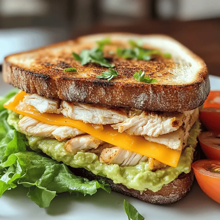 In the world of sandwiches, the Chicken Avocado Melt stands out as a delicious and healthy option that’s perfect for lunch or dinner. This mouthwatering creation perfectly marries tender chicken with creamy avocado and melty cheese, creating a combination that is not only satisfying but also packed with essential nutrients. With the rising popularity of avocado-based recipes in modern cuisine, this sandwich has gained a loyal following among health-conscious food lovers and culinary enthusiasts alike.