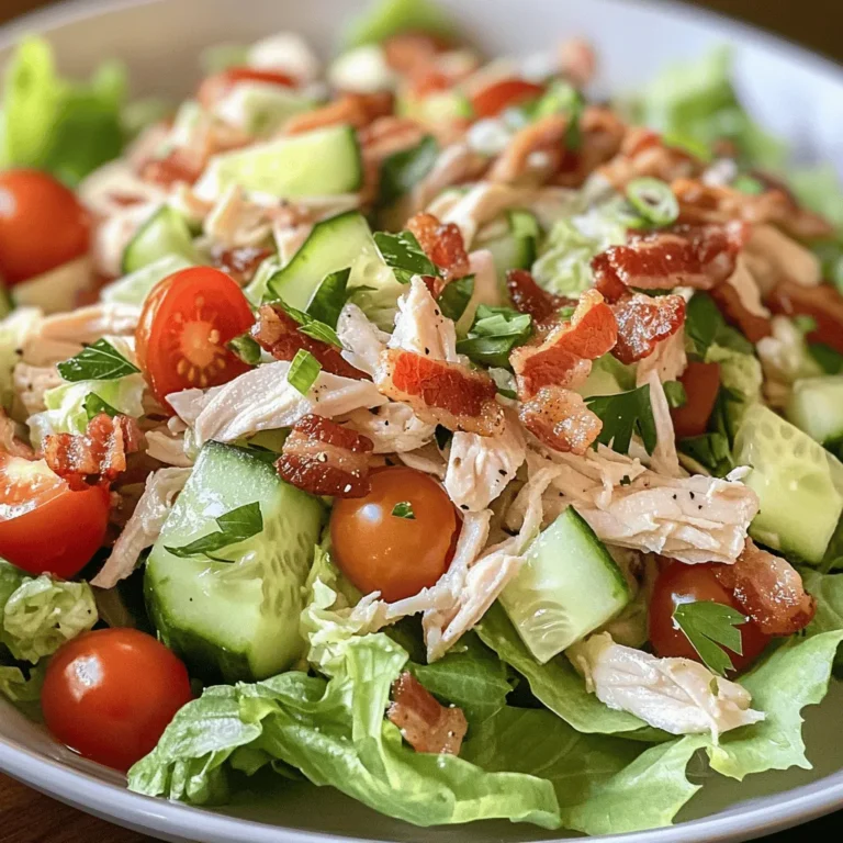 To create the perfect BLT Chicken Salad Delight, it's crucial to understand the key ingredients that form the foundation of this flavorful dish. Each component plays a vital role in contributing to the overall taste and nutritional profile, ensuring that every bite is both delicious and satisfying.