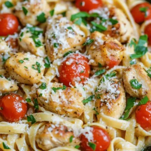 In the realm of comforting home-cooked meals, few dishes can hold a candle to the rich and indulgent combination of garlic butter chicken bites paired with savory creamy Parmesan pasta. This dish represents the perfect union of succulent chicken, aromatic garlic, and creamy pasta, making it an irresistible choice for both busy weeknights and festive family gatherings. The allure of this recipe lies not only in its delightful flavors but also in its simplicity and speed, allowing you to whip up a gourmet-style meal in under an hour.