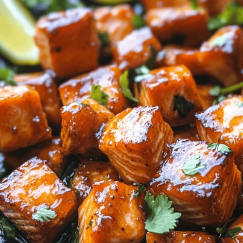 If you’re looking for a delicious and easy-to-make dish that packs a punch, look no further than Spicy Sweet Hot Honey Salmon Bites. This recipe combines the rich flavor of salmon with the perfect balance of sweetness and heat, making it a standout choice for any meal. Whether you’re planning a casual family dinner, a festive gathering, or a quick weeknight meal, these salmon bites are not only quick to prepare but also incredibly versatile.