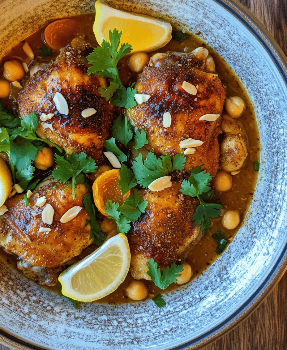 Moroccan cuisine is a vibrant tapestry of flavors, aromas, and colors, celebrated for its unique blend of spices and cooking techniques. This North African culinary tradition is deeply rooted in its history, influenced by a variety of cultures including Berber, Arab, and Mediterranean. One dish that perfectly encapsulates the essence of Moroccan cooking is Moroccan Spiced Chicken. This recipe not only highlights the importance of spices but also showcases the use of complementary ingredients like chickpeas and dried apricots, elevating the dish to new heights of flavor and texture.