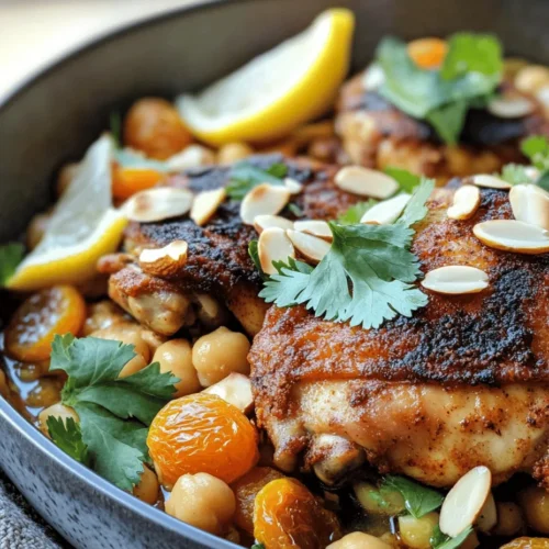 Moroccan cuisine is a vibrant tapestry of flavors, aromas, and colors, celebrated for its unique blend of spices and cooking techniques. This North African culinary tradition is deeply rooted in its history, influenced by a variety of cultures including Berber, Arab, and Mediterranean. One dish that perfectly encapsulates the essence of Moroccan cooking is Moroccan Spiced Chicken. This recipe not only highlights the importance of spices but also showcases the use of complementary ingredients like chickpeas and dried apricots, elevating the dish to new heights of flavor and texture.