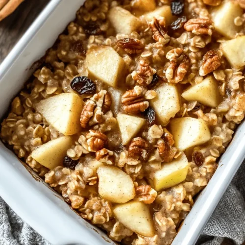 In today’s fast-paced world, the need for a nutritious yet delicious breakfast option has become increasingly vital. Many people are searching for meals that not only fuel their bodies but also satisfy their taste buds. Enter the Irresistible Healthy Apple Oatmeal Breakfast Bake—a delightful combination of wholesome ingredients that offers the perfect solution for busy mornings or a cozy weekend brunch with family. This recipe is packed with fiber, vitamins, and healthy fats, ensuring that it not only keeps you full but also nourishes your body with essential nutrients.