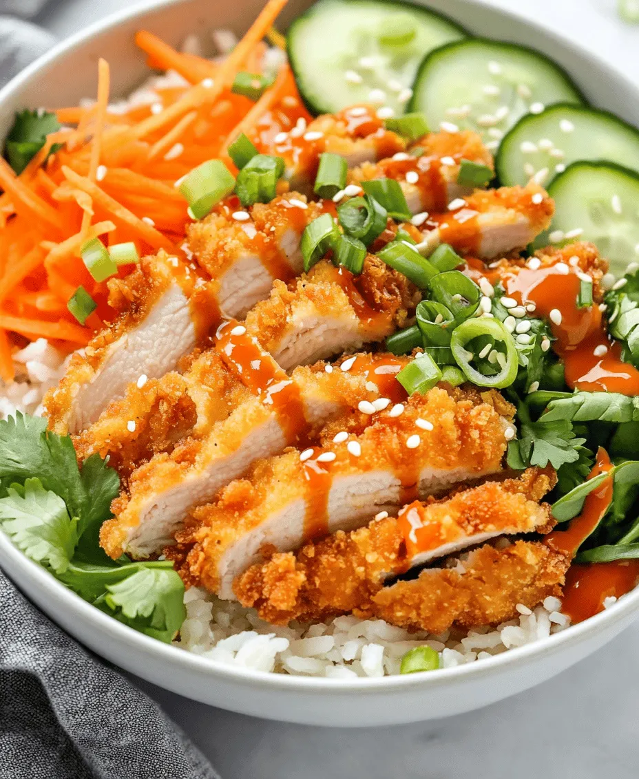 The Bang Bang Chicken Bowl is inspired by Asian cuisine, specifically drawing from the popular Bang Bang Shrimp dish that originated from the restaurant chain Bonefish Grill. Over the years, this dish has evolved and been adapted into various forms, with chicken being a popular substitute for shrimp. The name 