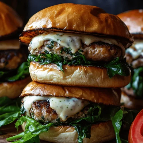 If you’re looking to elevate your burger game to new heights of flavor and nutrition, then you’ve landed in the right place. Our White Cheddar & Spinach Chicken Burgers offer a delectable twist on the traditional burger, seamlessly blending the satisfying taste of chicken with the rich creaminess of white cheddar cheese and the vibrant freshness of spinach. Not only are these burgers a mouthwatering delight, but they also pack a nutritional punch that makes them a perfect choice for health-conscious eaters.