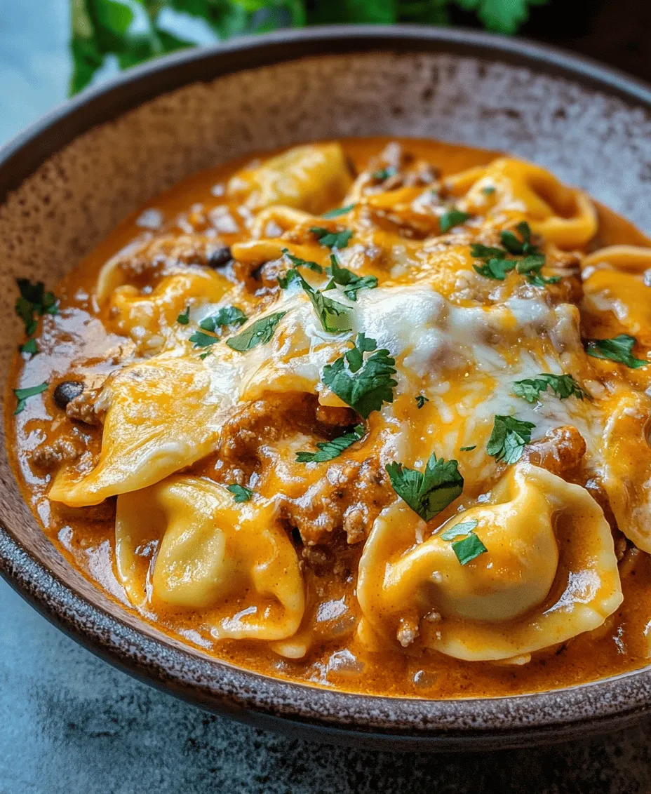 When it comes to comfort food, few dishes can satisfy the craving quite like Cheesy Beef Enchilada Tortellini. This delightful creation is a perfect fusion of Italian and Mexican cuisines, combining tender cheese tortellini with the bold flavors of enchiladas. The result is a hearty, flavorful meal that is not only delicious but also incredibly easy to prepare, making it an ideal choice for busy weeknight dinners or family gatherings.