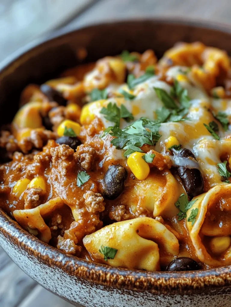 When it comes to comfort food, few dishes can satisfy the craving quite like Cheesy Beef Enchilada Tortellini. This delightful creation is a perfect fusion of Italian and Mexican cuisines, combining tender cheese tortellini with the bold flavors of enchiladas. The result is a hearty, flavorful meal that is not only delicious but also incredibly easy to prepare, making it an ideal choice for busy weeknight dinners or family gatherings.