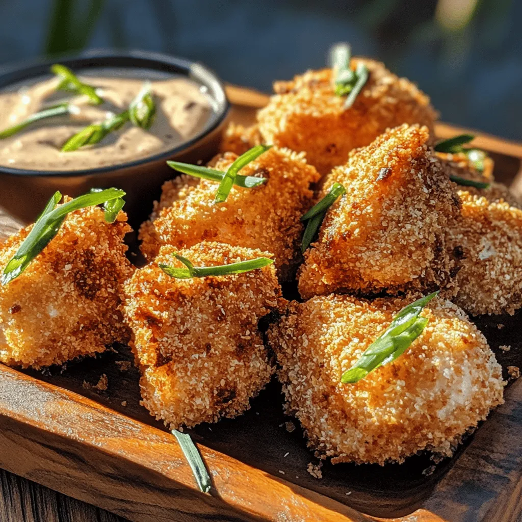 Are you ready to elevate your appetizer game? Crispy Bang Bang Salmon Bites are the perfect fusion of flavor, texture, and visual appeal, making them an ideal choice for any gathering. These delectable bite-sized pieces of salmon are encrusted in a light, crispy coating and drizzled with a sweet and spicy Bang Bang Sauce that tantalizes the taste buds. Whether you’re hosting a casual family dinner, planning an elegant dinner party, or simply looking for a satisfying snack, these salmon bites are sure to impress.