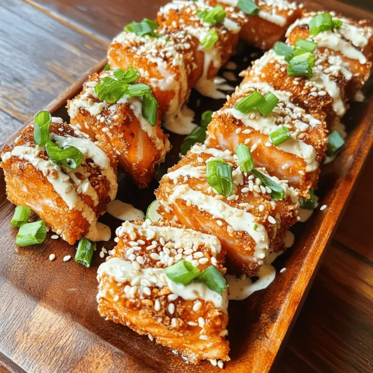 To create the perfect Crispy Bang Bang Salmon Bites, it’s essential to have a clear understanding of the ingredients involved and how they contribute to the dish's overall flavor and texture. Let’s take a closer look at the key components that make this recipe a standout.