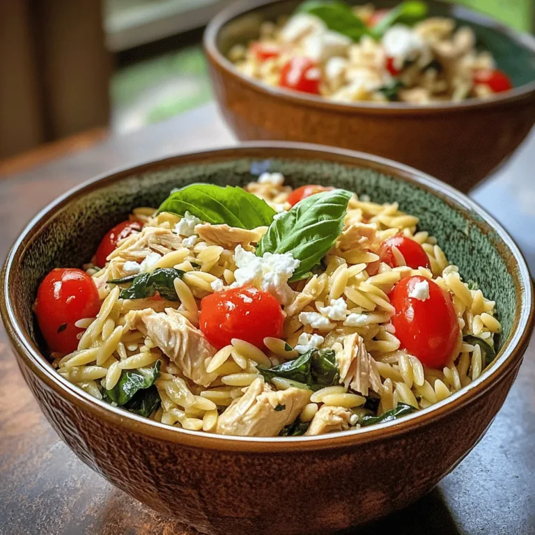 The key to any successful dish lies in its ingredients. Let’s take a closer look at each component of our High Protein Chicken Orzo, highlighting their roles and benefits.