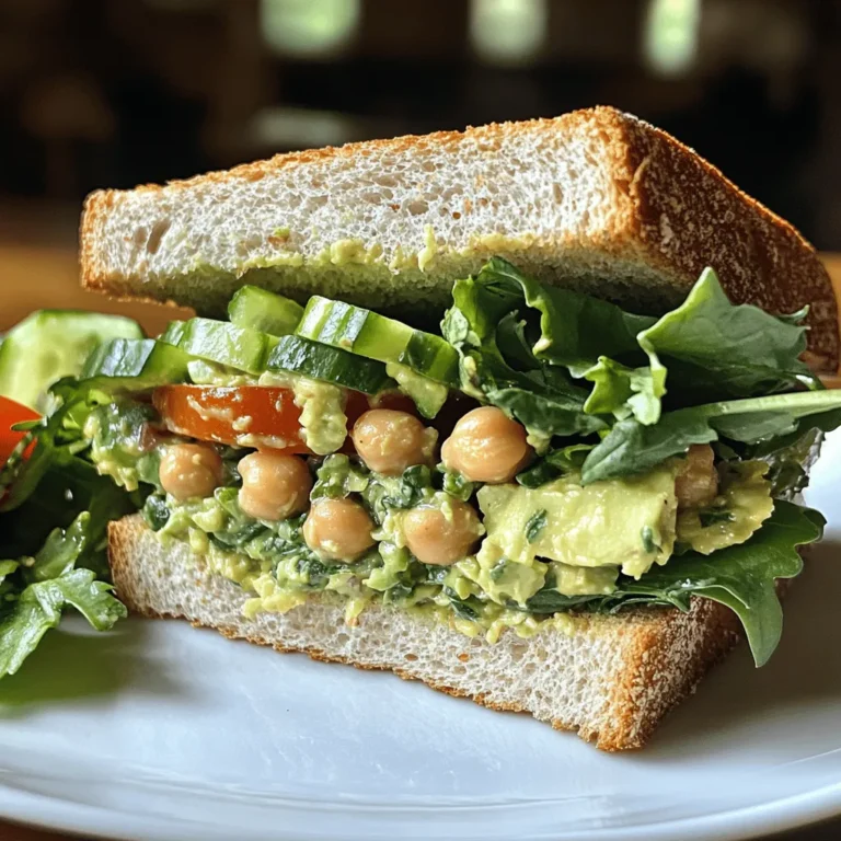 The Green Goddess Salad Sandwich is a delightful and nutritious option that has captured the hearts of health-conscious food enthusiasts everywhere. This vibrant dish encapsulates the essence of fresh ingredients and plant-based goodness, making it not only a feast for the eyes but also a nourishing meal. With the growing trend of chickpea and avocado-based recipes, this sandwich stands out as a wholesome choice that is both satisfying and flavorful.