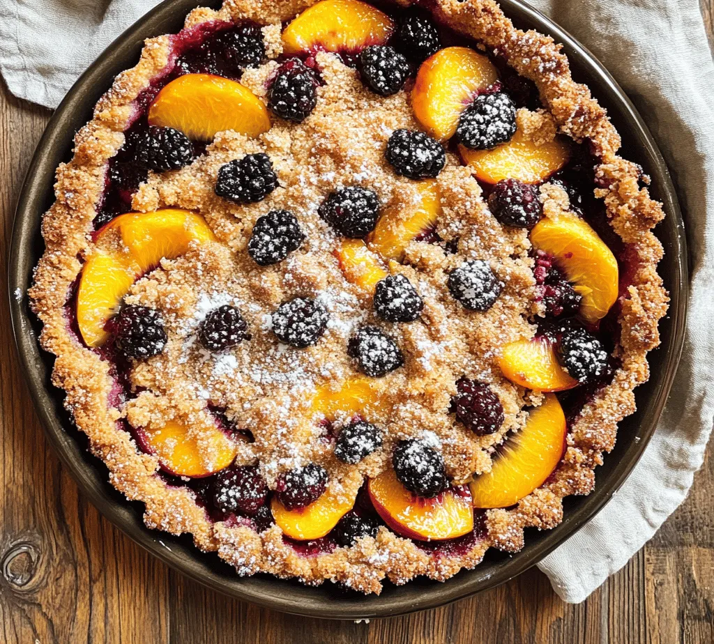 Coffee cakes hold a special place in the hearts and homes of many, serving as a delightful accompaniment to morning coffee or afternoon tea.  They are characterized by their moist texture and rich flavors, often infused with fruits, nuts, or spices, creating a sumptuous experience for the taste buds. One such irresistible creation is the Peach Blackberry Coffee Cake Delight—a vibrant and fruity treat that promises to elevate your coffee break or dessert table.