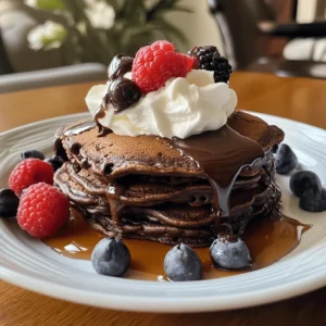 In the world of breakfast delights, few things can rival the soft, fluffy texture and rich, chocolatey flavor of chocolate pancakes. They are not just a morning staple; they are a decadent treat that can transform an ordinary breakfast into a special occasion. Whether you are looking to impress guests at a brunch, celebrate a birthday, or simply indulge yourself on a leisurely weekend morning, these amazing chocolate pancakes are sure to please.