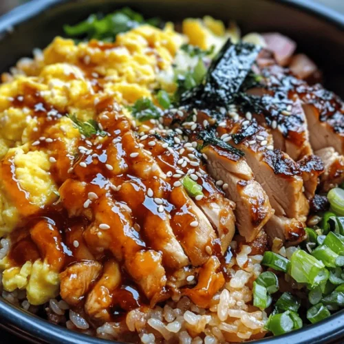 Japanese cuisine is celebrated worldwide for its delicate flavors, fresh ingredients, and beautiful presentation. Among its many delicious offerings, fried rice holds a special place, beloved for its comforting nature and versatility. In Japan, fried rice, or "yakimeshi," is often prepared with leftover rice, making it a practical and delicious solution for using up ingredients. One standout variation of this classic dish is the Savory Japanese BBQ Chicken Fried Rice, a delightful fusion of flavors that combines the umami richness of marinated chicken with the vibrant taste of fresh vegetables, all enveloped in perfectly cooked rice.