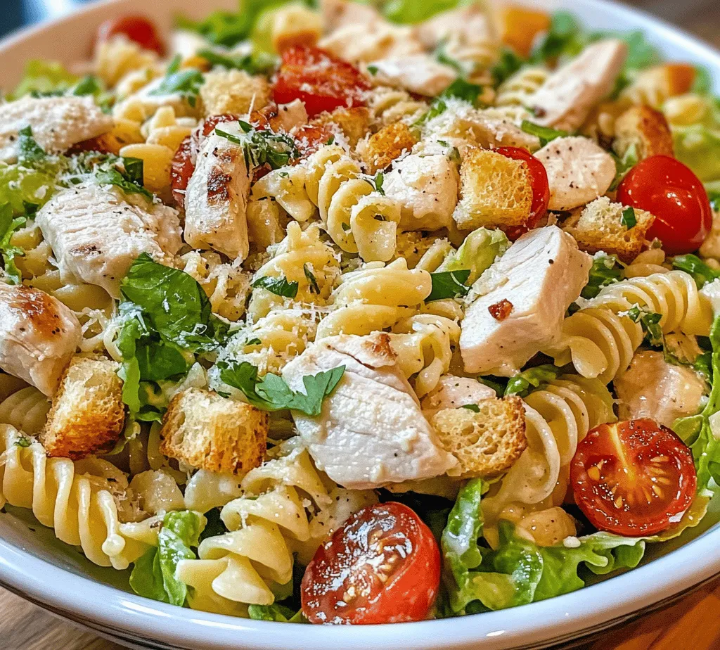 A successful Chicken Caesar Pasta Salad hinges on the quality and balance of its ingredients. Each component plays a vital role in crafting the dish’s overall flavor and texture. Let’s take a closer look at what makes this salad so remarkable.