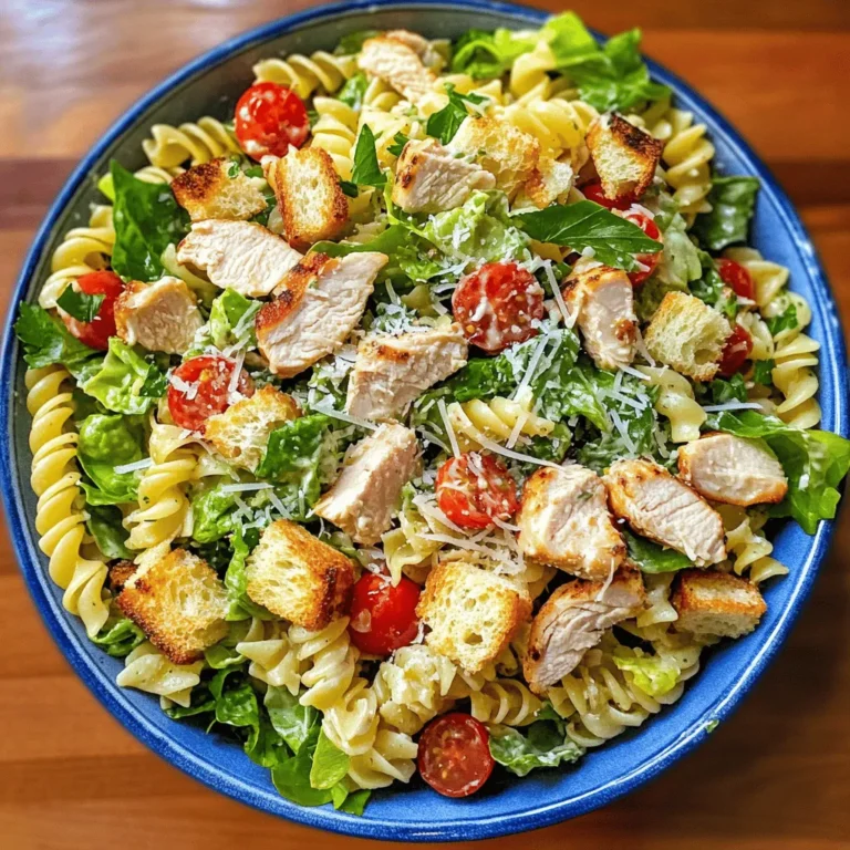 A successful Chicken Caesar Pasta Salad hinges on the quality and balance of its ingredients. Each component plays a vital role in crafting the dish’s overall flavor and texture. Let’s take a closer look at what makes this salad so remarkable.