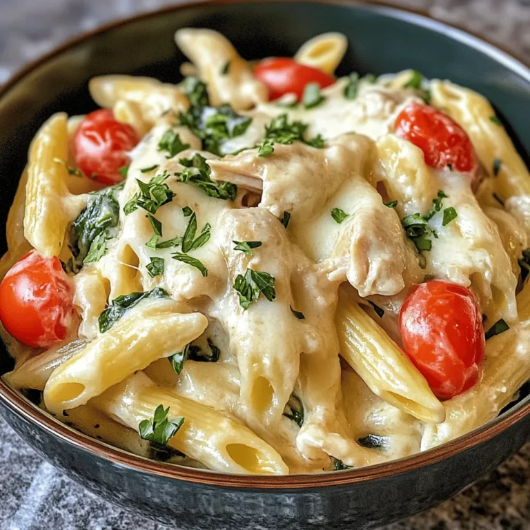 To create this delectable dish, it’s essential to understand the role of each ingredient. Using high-quality and fresh components can elevate the flavors and overall experience of the meal. Let’s take a closer look at the key ingredients that make up this Cheesy Chicken Pasta Delight.