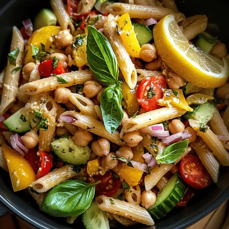 Welcome to a delightful culinary adventure that combines the best of fresh flavors and healthy ingredients! Today, we’re diving into the recipe for a Zesty Lemon Basil Pasta Salad—a vibrant dish that perfectly balances zest and freshness while making an excellent addition to any meal. Whether you're looking for a light lunch option, a side dish for dinner, or a dish to bring to a summer barbecue, this pasta salad delivers on all fronts.